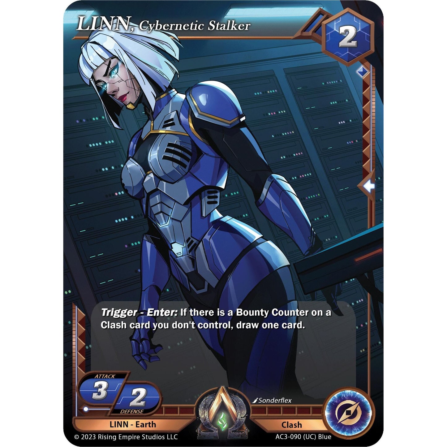 Image for LINN, Cybernetic Stalker (AC3-090) (AC3) - Alpha Clash