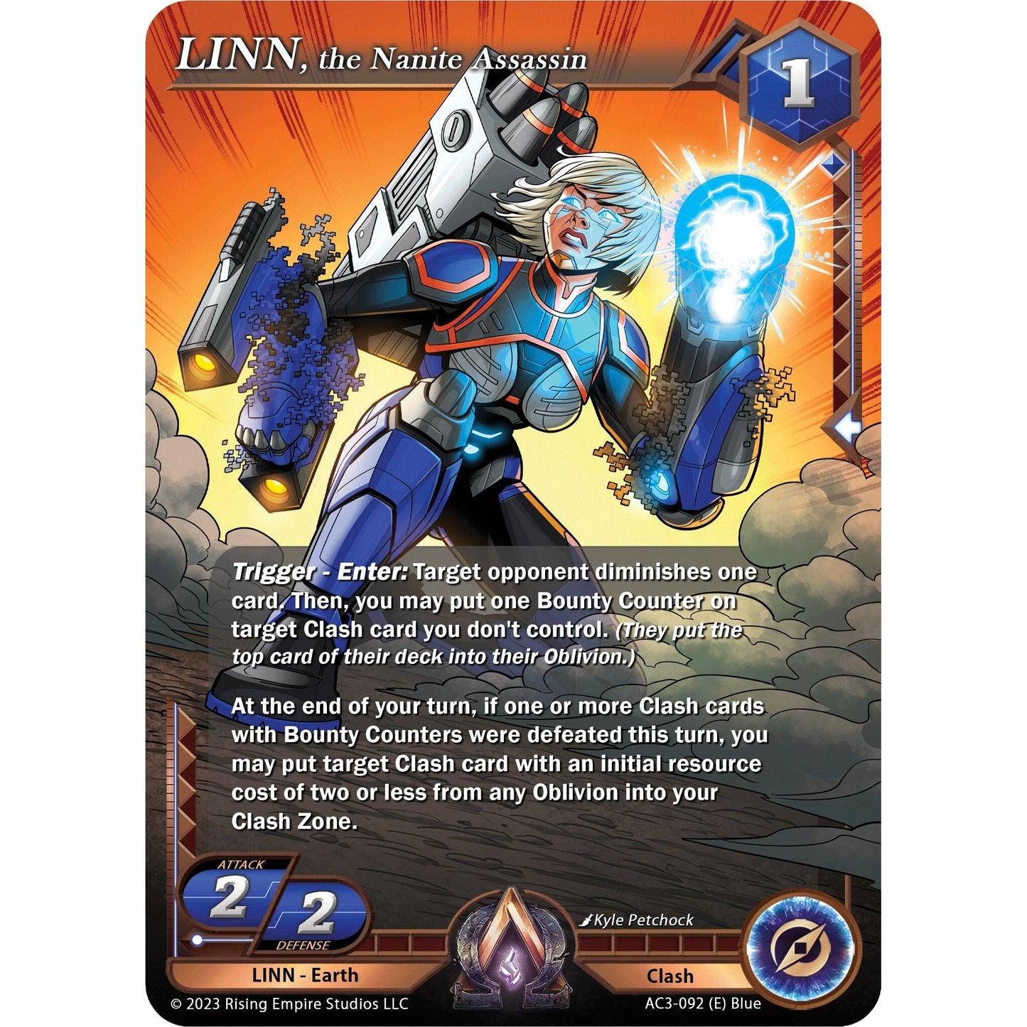 Image for LINN, the Nanite Assassin (AC3-092) (AC3) - Alpha Clash