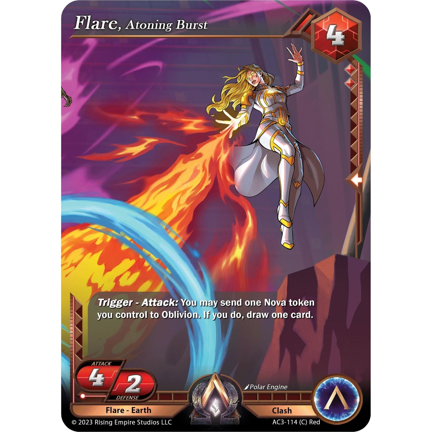 Image for Flare, Atoning Burst (AC3-114) (AC3) - Alpha Clash