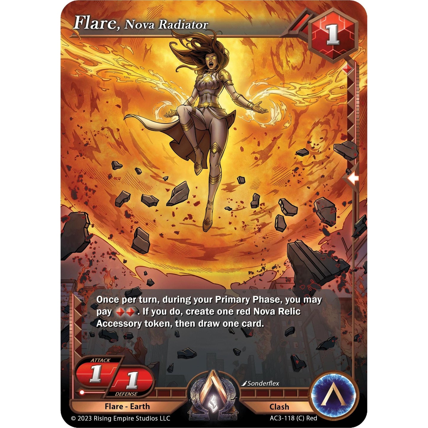 Image for Flare, Nova Radiator (AC3-118) (AC3) - Alpha Clash