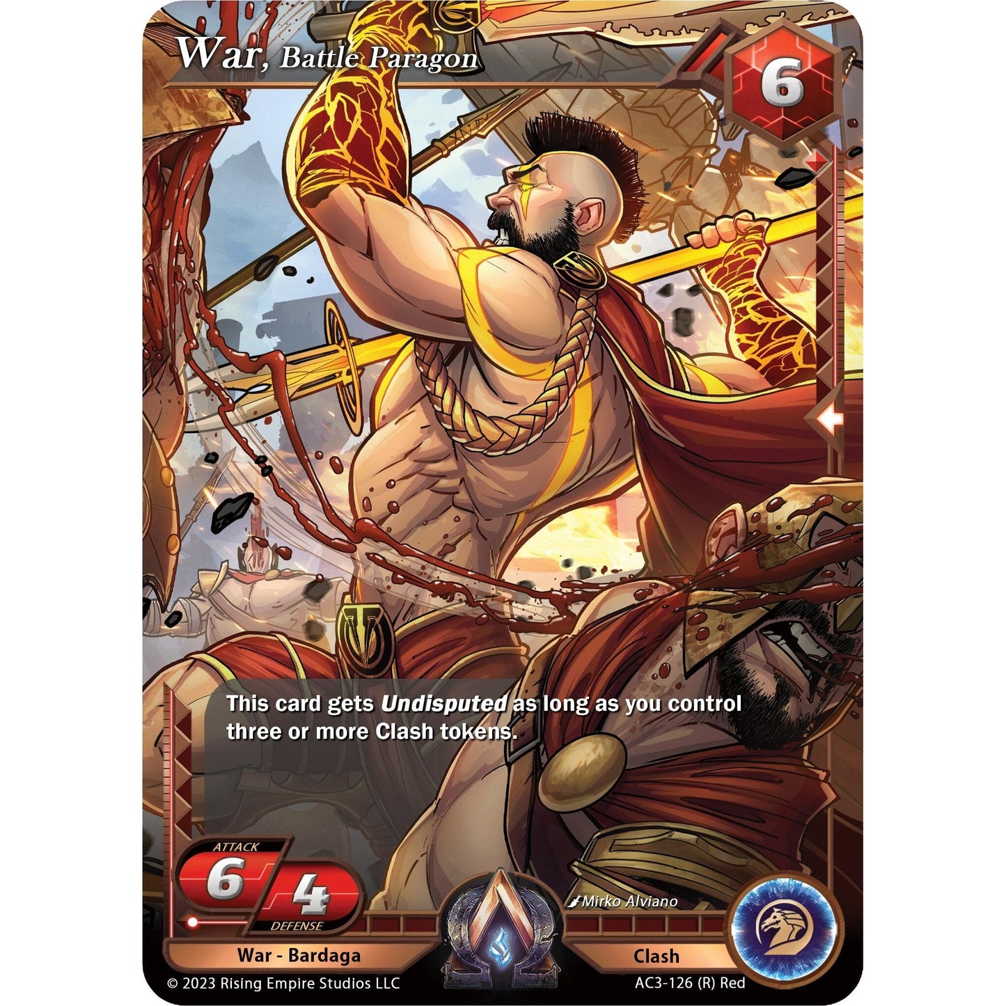 Image for War, Battle Paragon (AC3-126) (AC3) - Alpha Clash