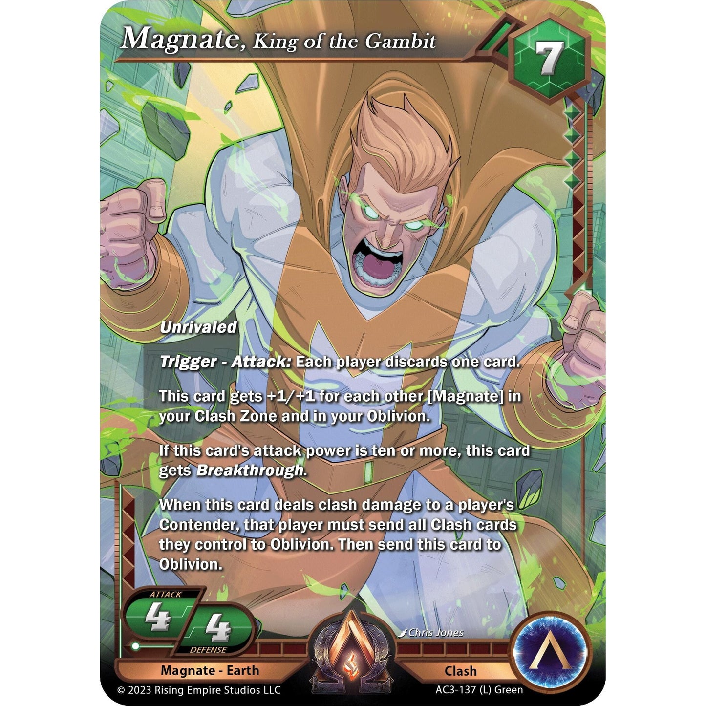 Image for Magnate, King of the Gambit (AC3-137) (AC3) - Alpha Clash