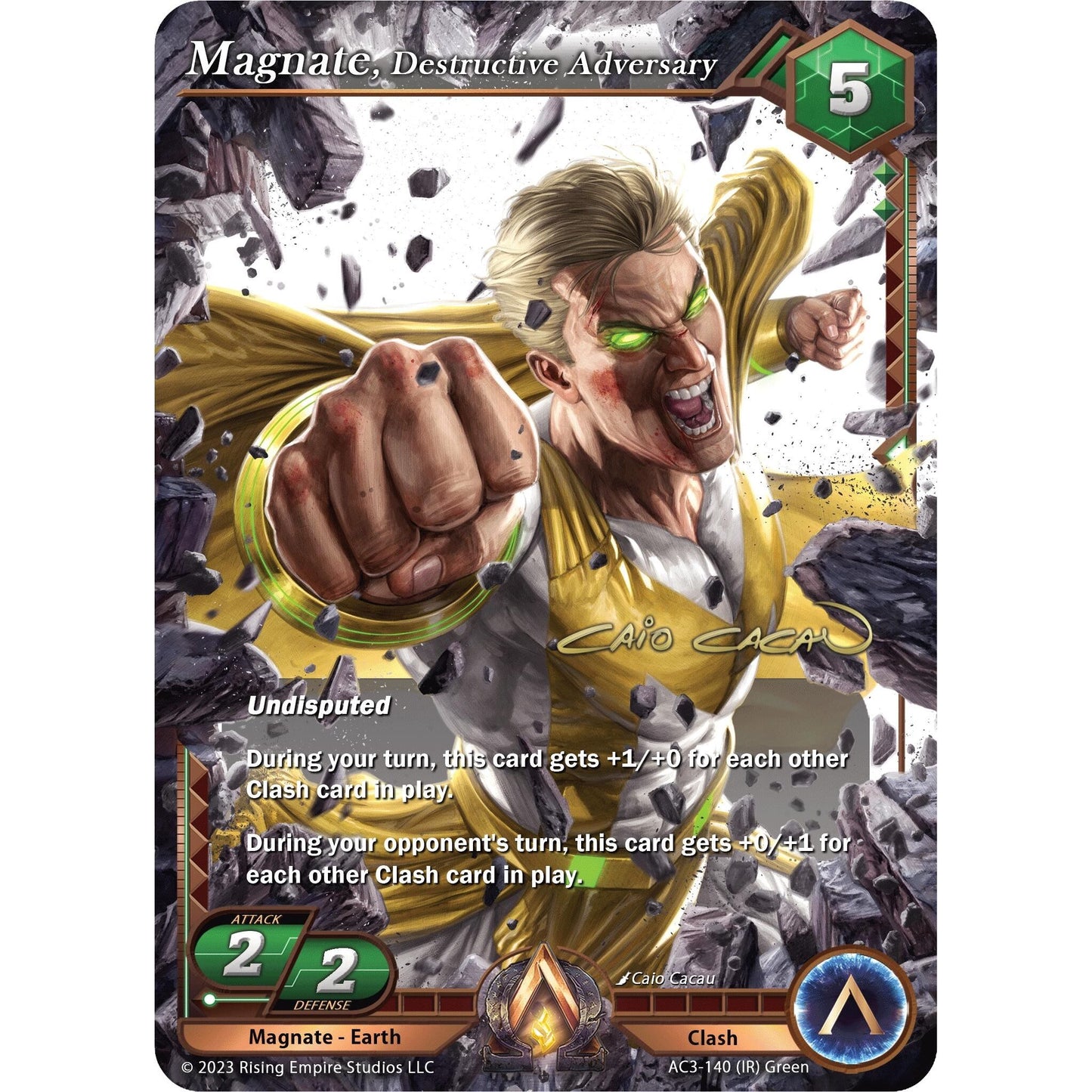 Image for Magnate, Destructive Adversary (Iconic Rare) (AC3-140) (AC3) - Alpha Clash