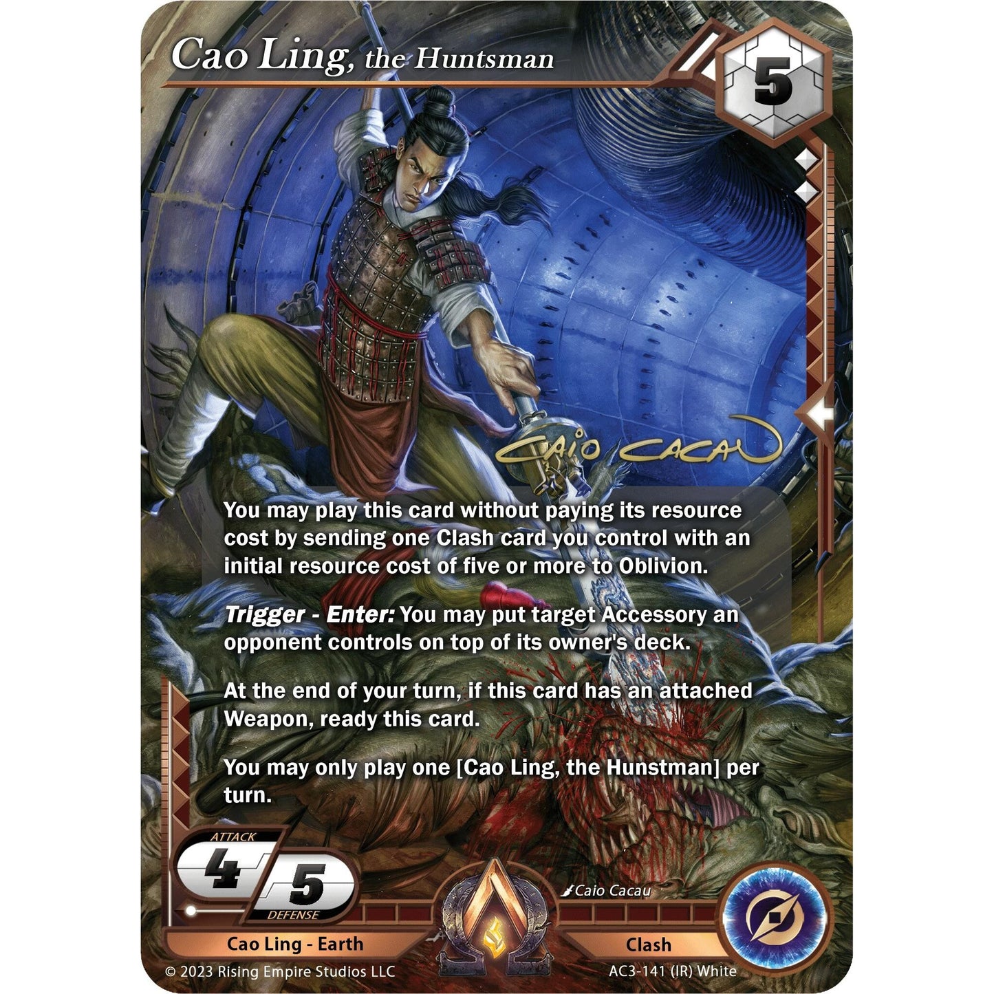 Image for Cao Ling, the Huntsman (Iconic Rare) (AC3-141) (AC3) - Alpha Clash
