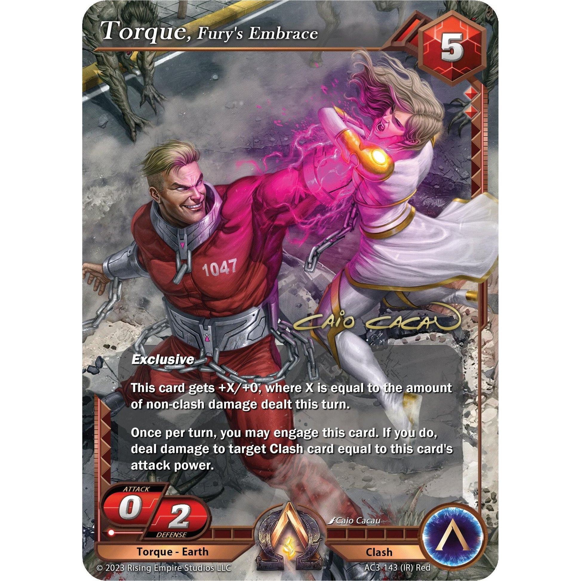 Image for Torque, Fury's Embrace (Iconic Rare) (AC3-143) (AC3) - Alpha Clash