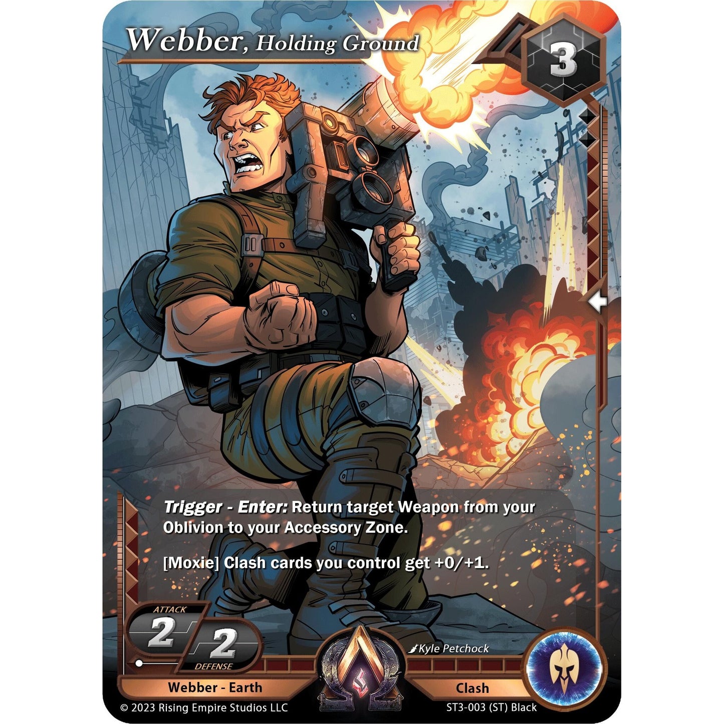 Image for Webber, Holding Ground (ST3-003) (AC3) - Alpha Clash