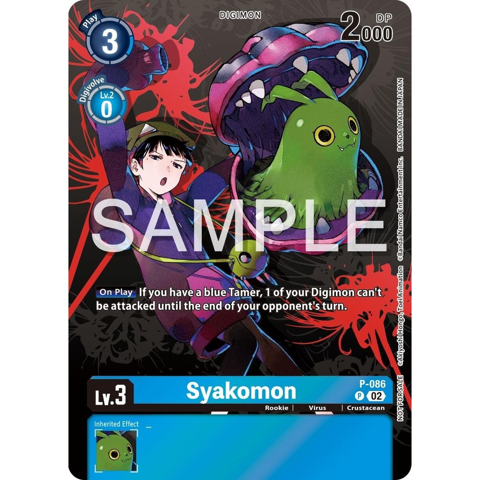 Image for Syakomon - P-086 (Official Tournament Pack Vol.13) (P-086 P) (D-PR) - Digimon Card Game