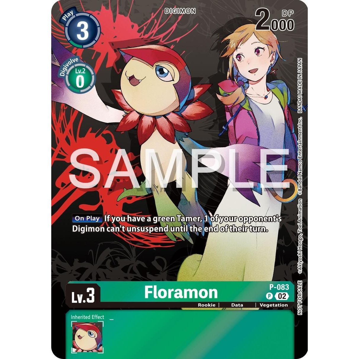 Image for Floramon - P-083 (Official Tournament Pack Vol.13) (P-083 P) (D-PR) - Digimon Card Game