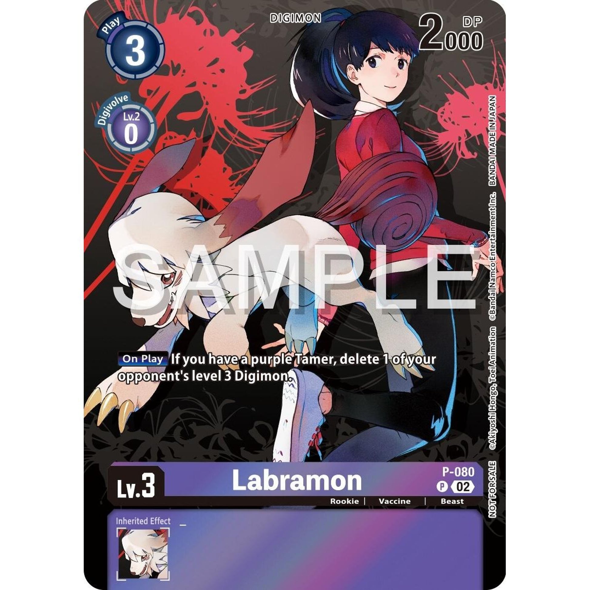 Image for Labramon - P-080 (Official Tournament Pack Vol.13) (P-080 P) (D-PR) - Digimon Card Game