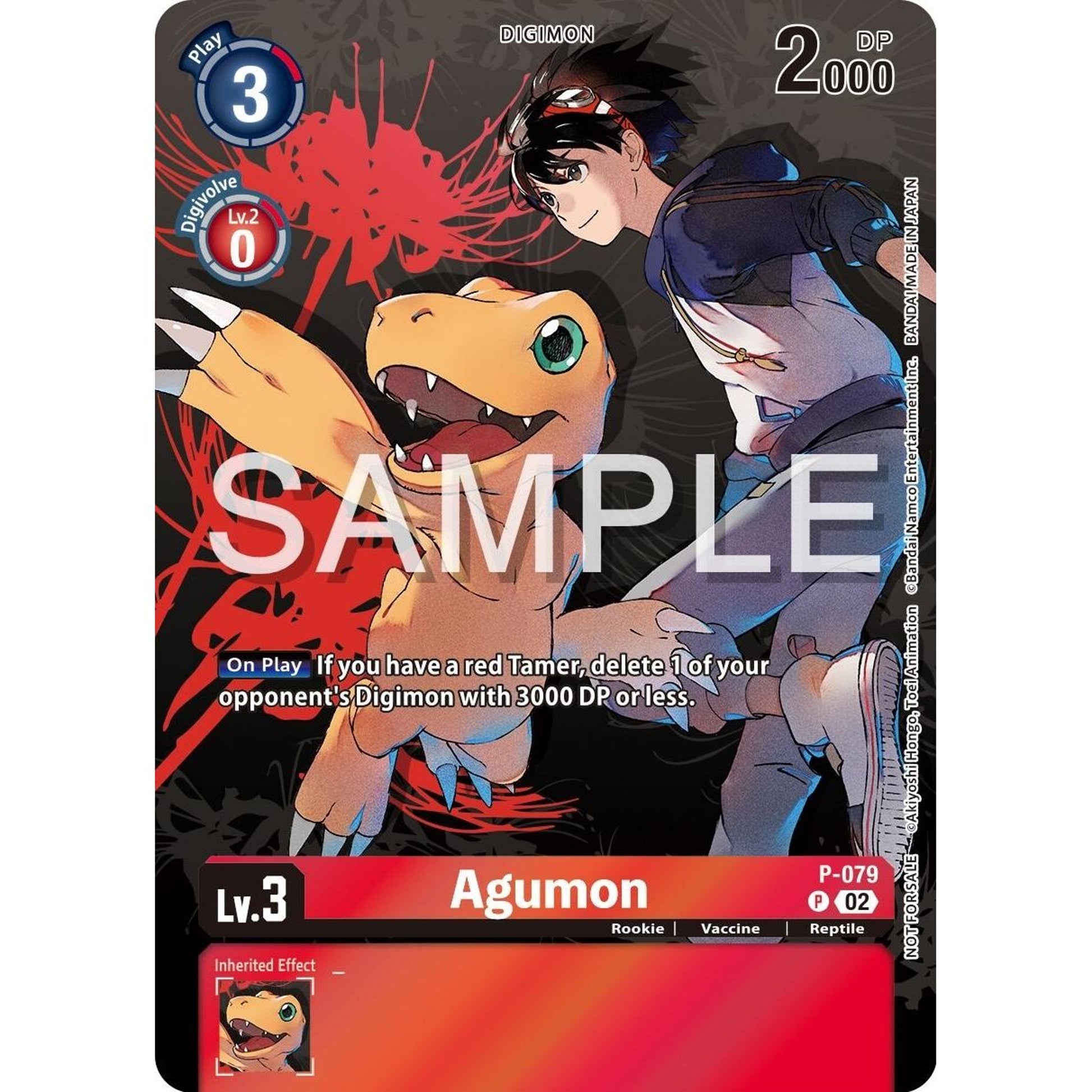 Image for Agumon - P-079 (Official Tournament Pack Vol.13) (P-079 P) (D-PR) - Digimon Card Game