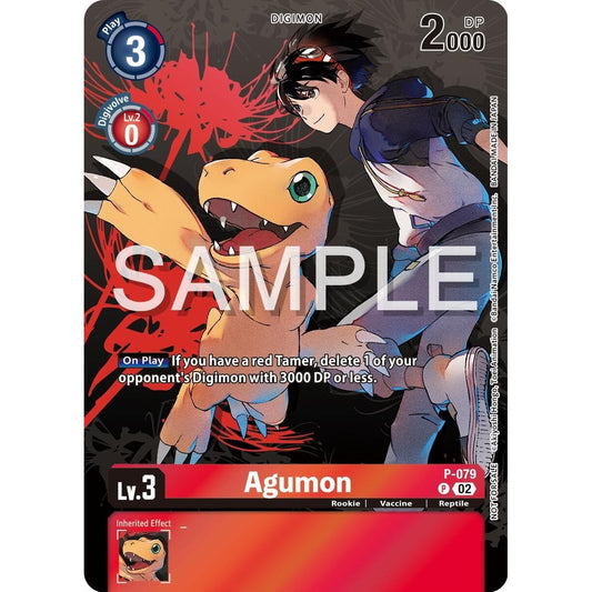 Image for Agumon - P-079 (Official Tournament Pack Vol.13) (P-079 P) (D-PR) - Digimon Card Game