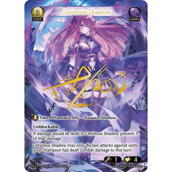 Image for Ominous Shadow (010) (P) - Grand Archive TCG
