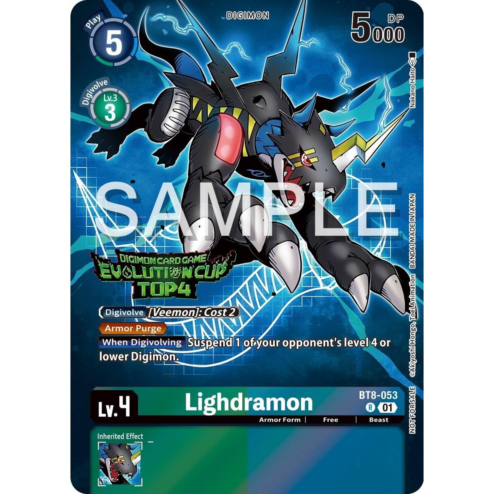 Image for Lighdramon - BT8-053 (2024 Evolution Cup Top 4) (BT8-053 R) (BT08) - Digimon Card Game