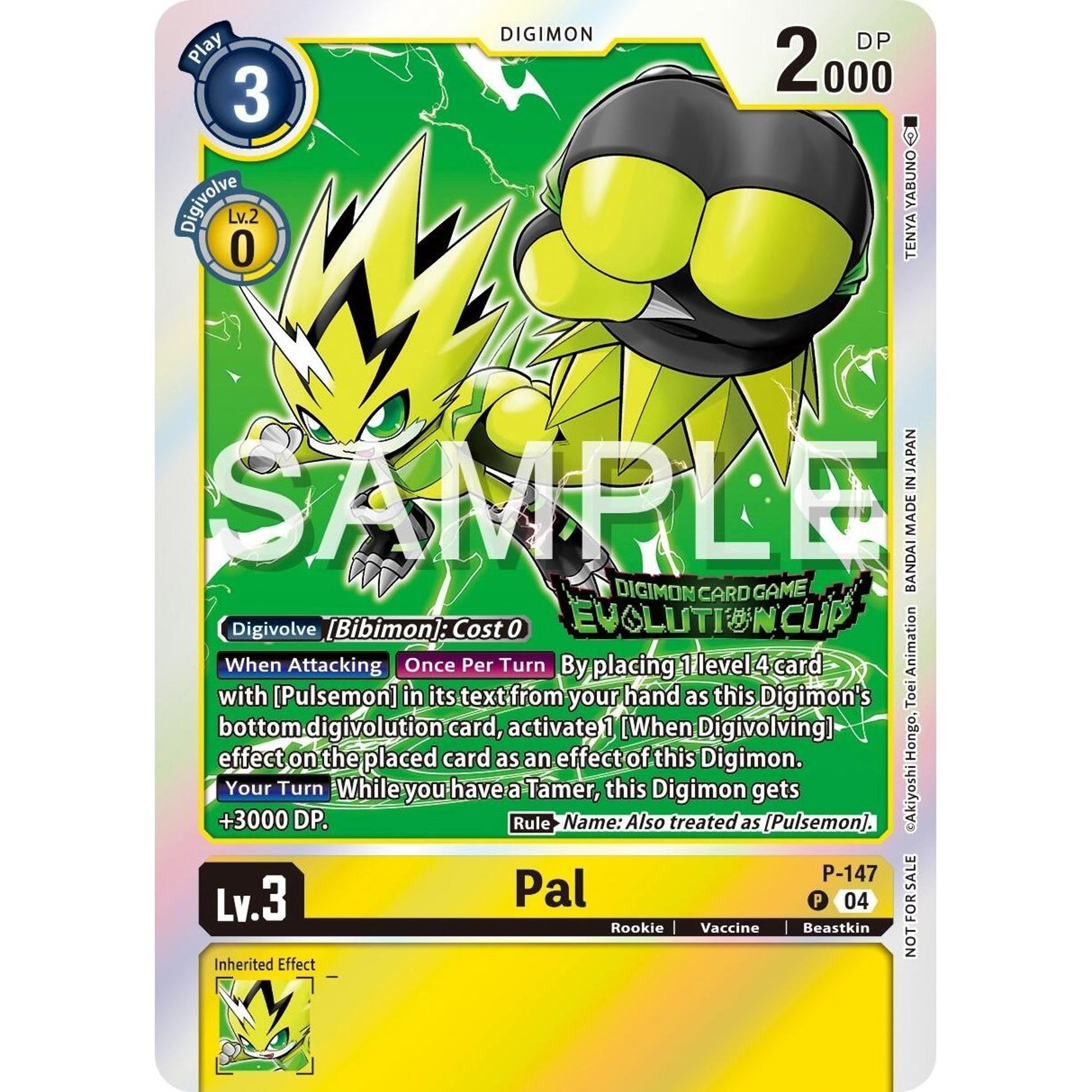 Image for Pal - P-147 (2024 Evolution Cup) (P-147 P) (D-PR) - Digimon Card Game