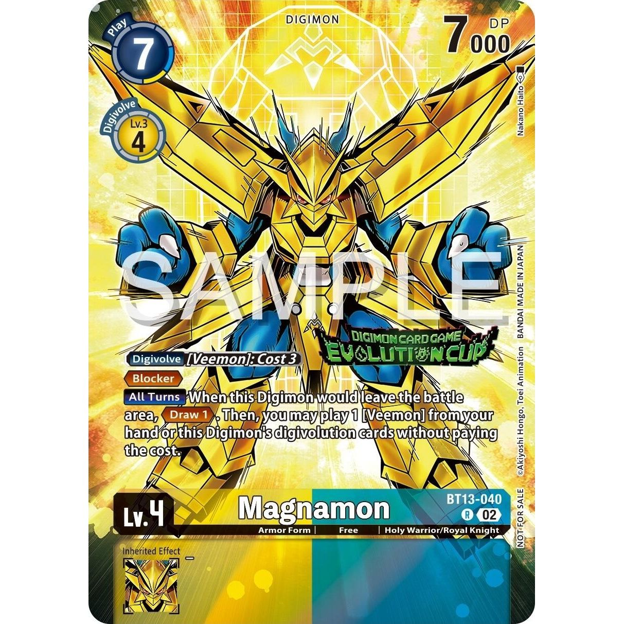 Image for Magnamon - BT13-040 (2024 Evolution Cup) (BT13-040 R) (BT13) - Digimon Card Game