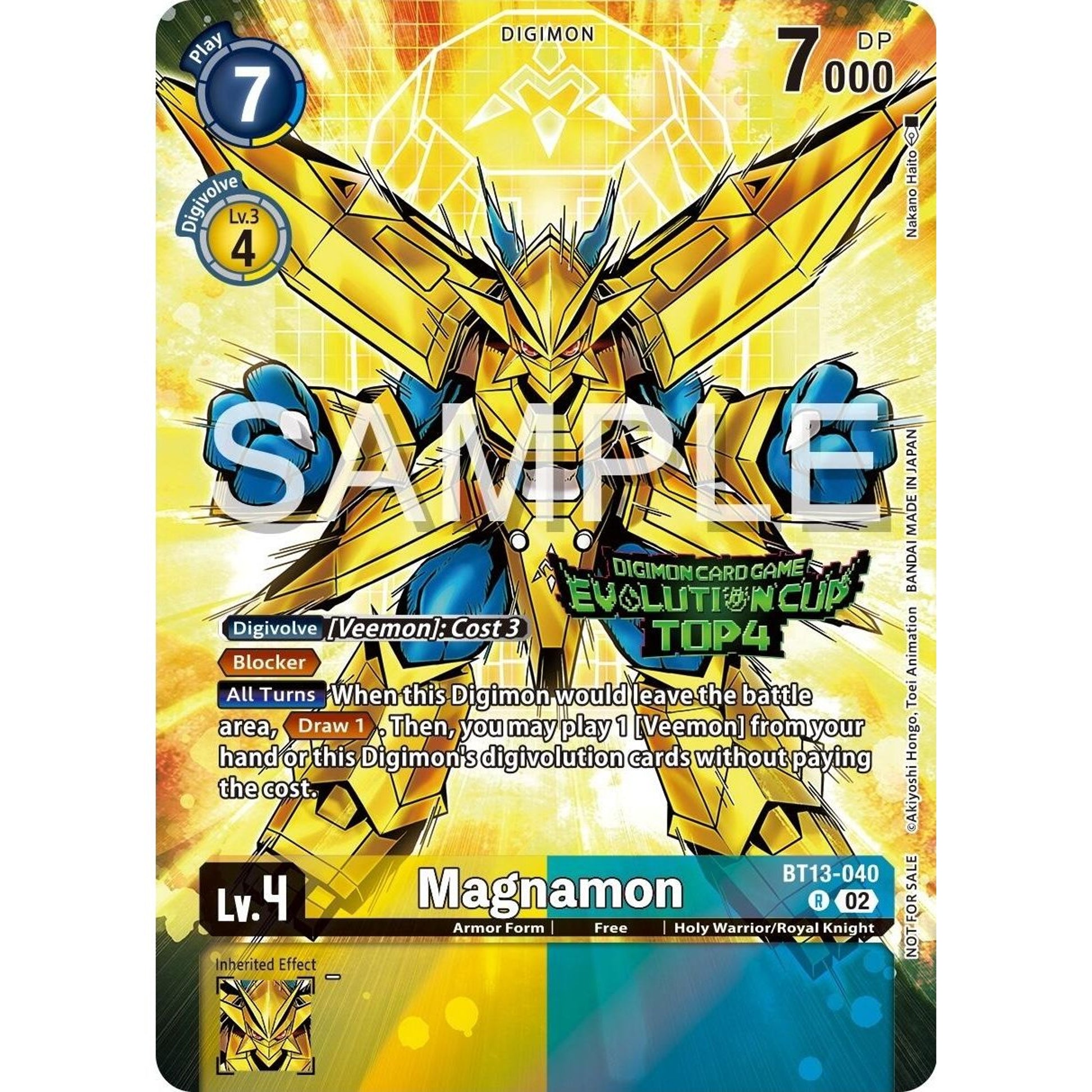 Image for Magnamon - BT13-040 (2024 Evolution Cup Top 4) (BT13-040 R) (BT13) - Digimon Card Game