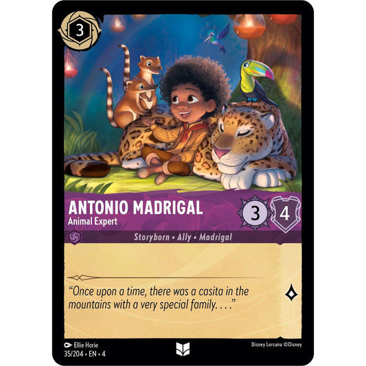 Image for Antonio Madrigal - Animal Expert (35/204) (4) - Disney Lorcana