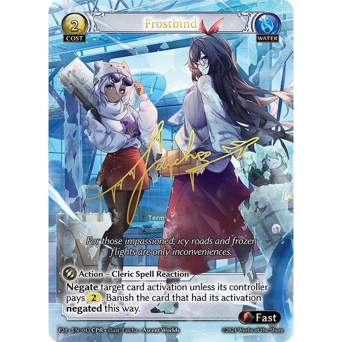 Image for Frostbind (CPR) (043) (P) - Grand Archive TCG