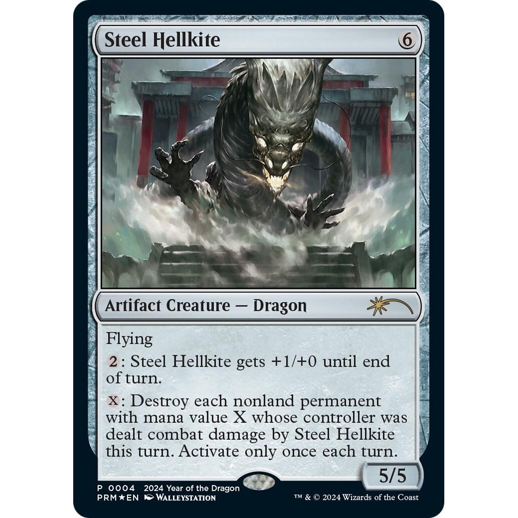 Image for Steel Hellkite (Year of the Dragon 2024) (4) (SSP) - Magic: The Gathering