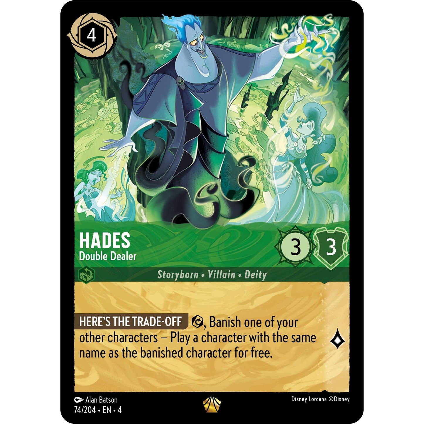 Image for Hades - Double Dealer (74/204) (4) - Disney Lorcana