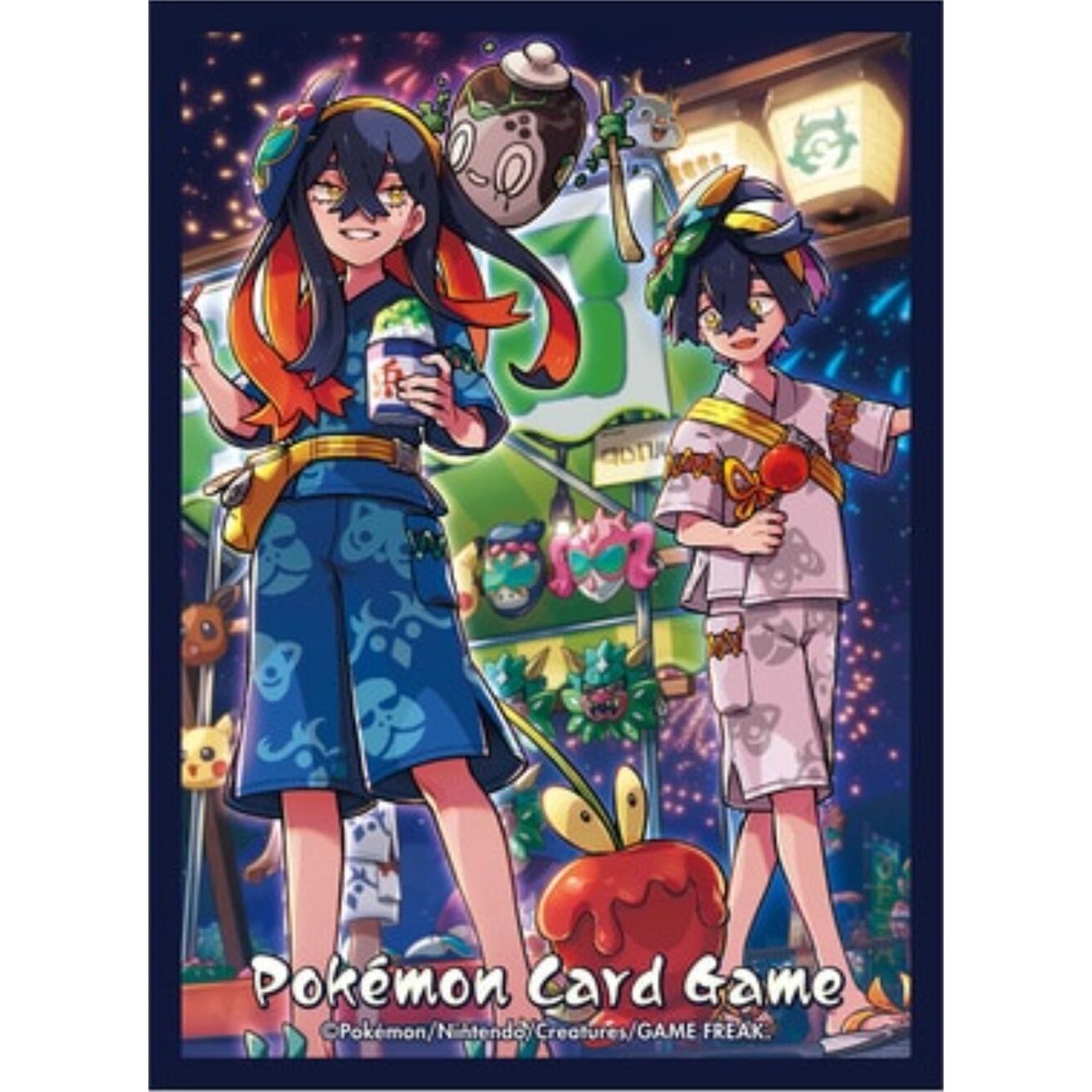 Image for Pokemon TCG: Pokemon Center Japan Exclusive Card Sleeves - Carmine and Kieran (64-Pack) - Card Sleeves