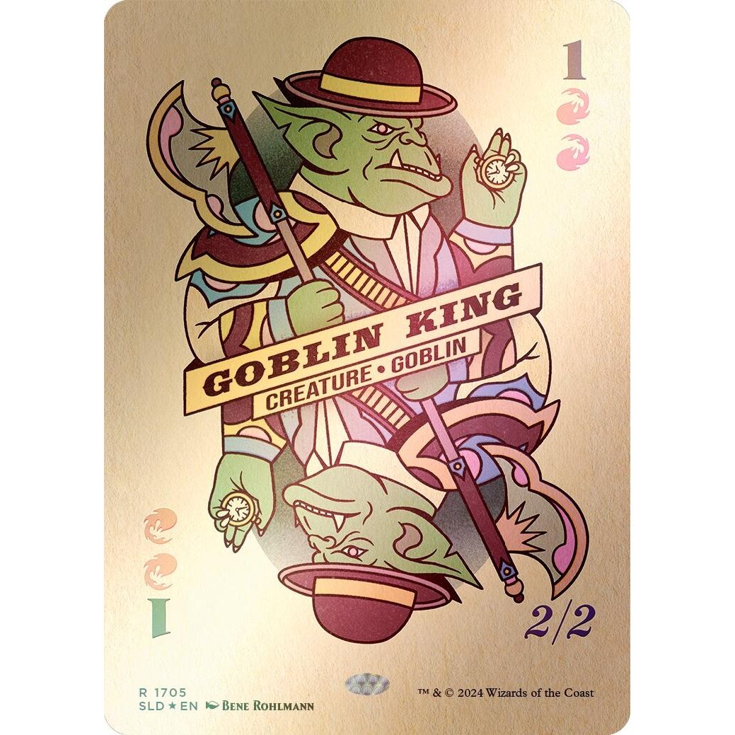 Image for Goblin King (1705) (Rainbow Foil) (1705) (SLD) - Magic: The Gathering