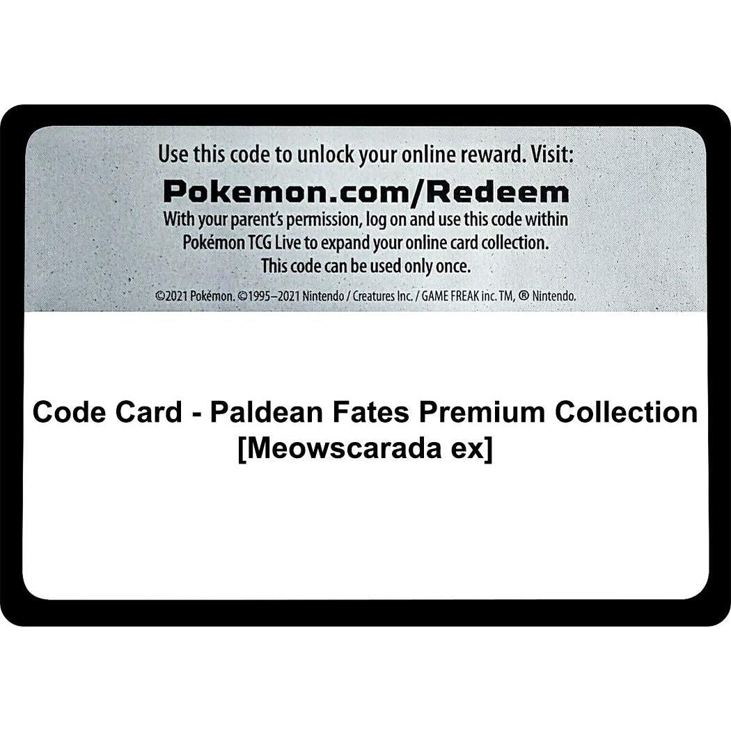 Image for Code Card - Paldean Fates Premium Collection [Meowscarada ex] (PAF) - Pokemon