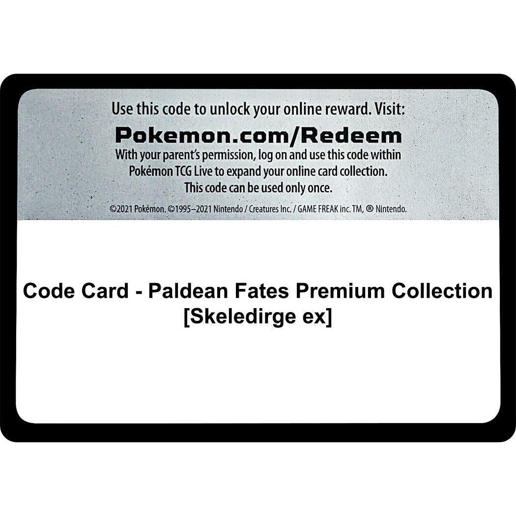 Image for Code Card - Paldean Fates Premium Collection [Skeledirge ex] (PAF) - Pokemon