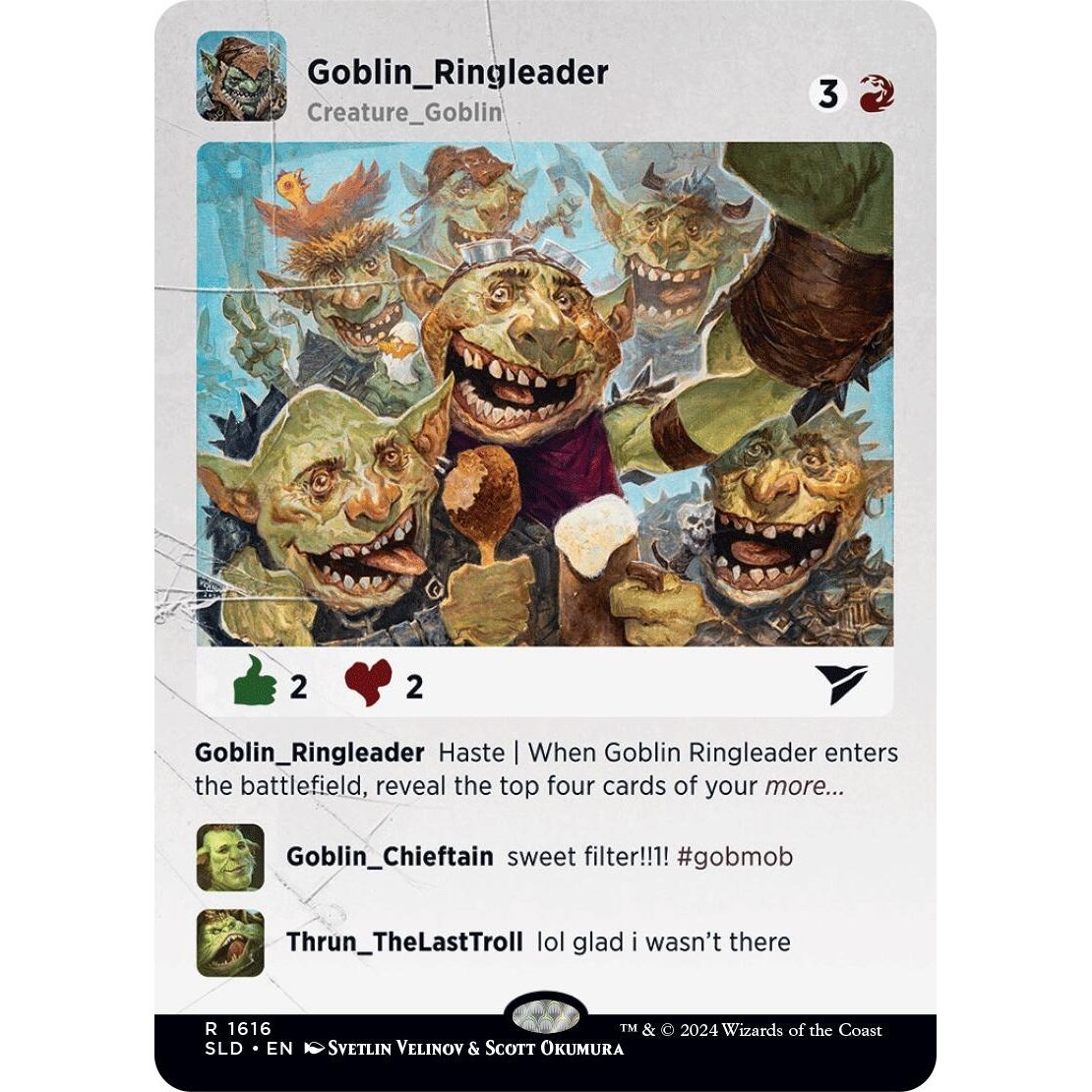 Image for Goblin Ringleader (1616) (SLD) - Magic: The Gathering