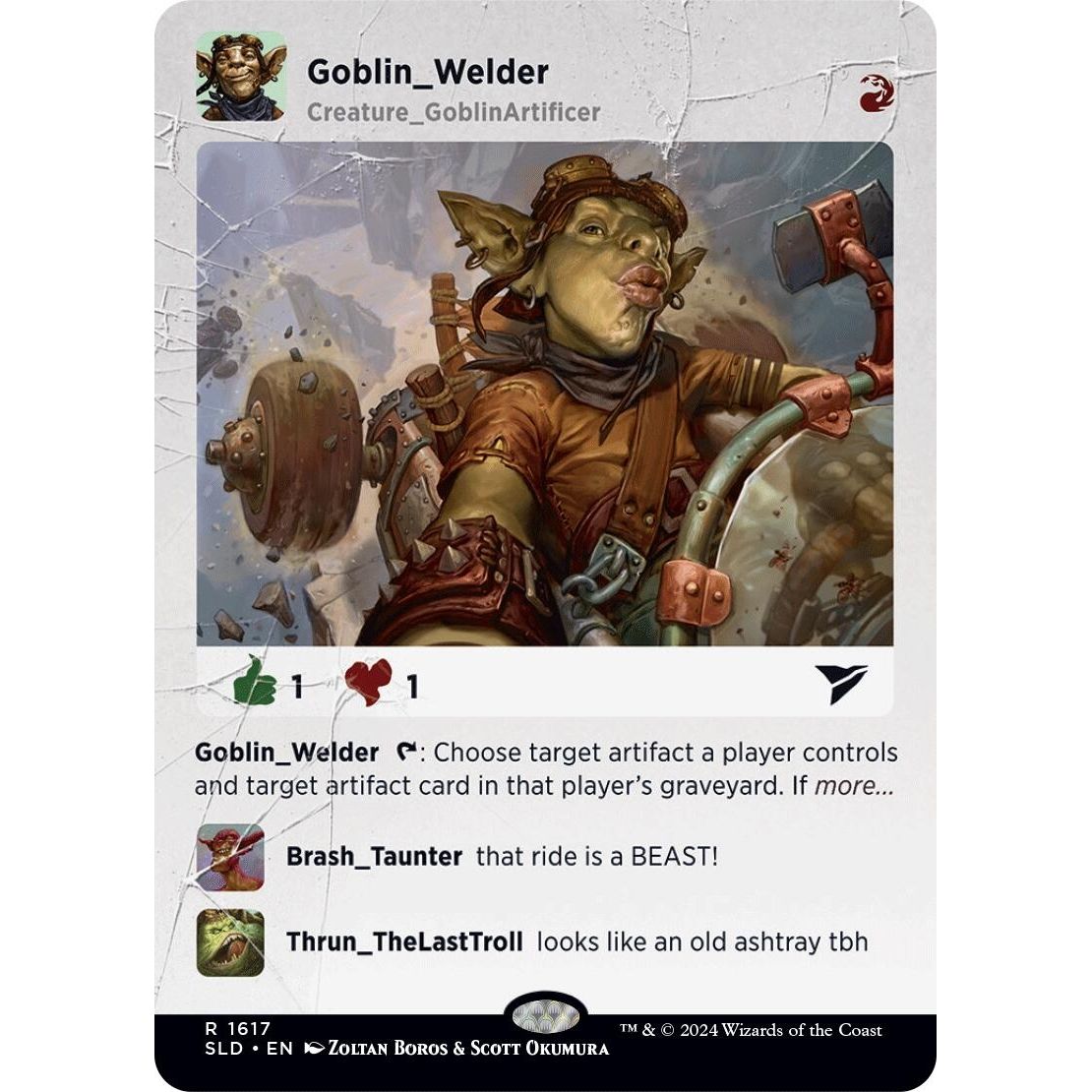 Image for Goblin Welder (1617) (SLD) - Magic: The Gathering
