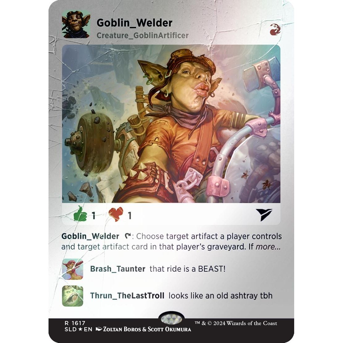Image for Goblin Welder (Rainbow Foil) (1617) (SLD) - Magic: The Gathering