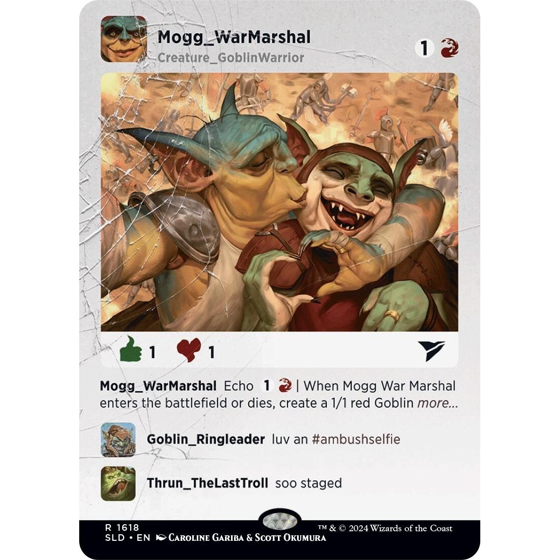 Image for Mogg War Marshal (1618) (SLD) - Magic: The Gathering