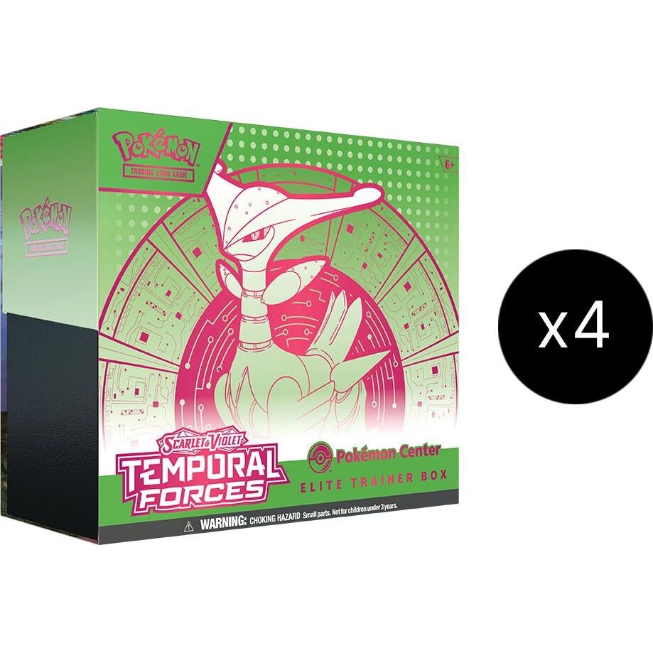 Image for Temporal Forces Pokemon Center Elite Trainer Box Case (Exclusive) [Iron Leaves] - Pokemon