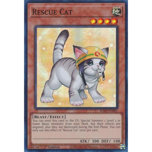 Image for Rescue Cat (Alternate Art) (RA02-EN001) (RA02) - YuGiOh