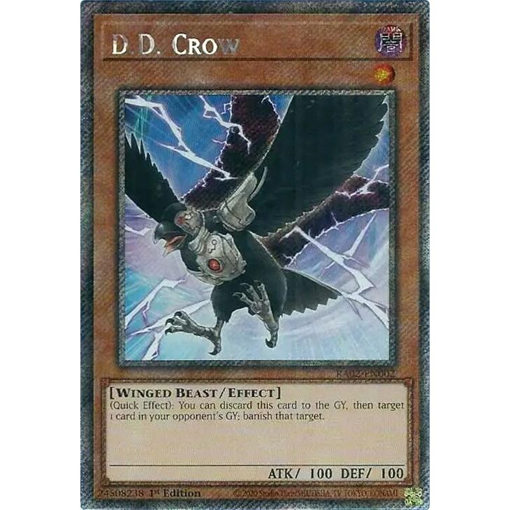 Image for D.D. Crow (Platinum Secret Rare) (RA02-EN002) (RA02) - YuGiOh