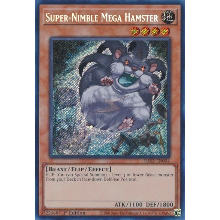 Image for Super-Nimble Mega Hamster (Secret Rare) (RA02-EN004) (RA02) - YuGiOh