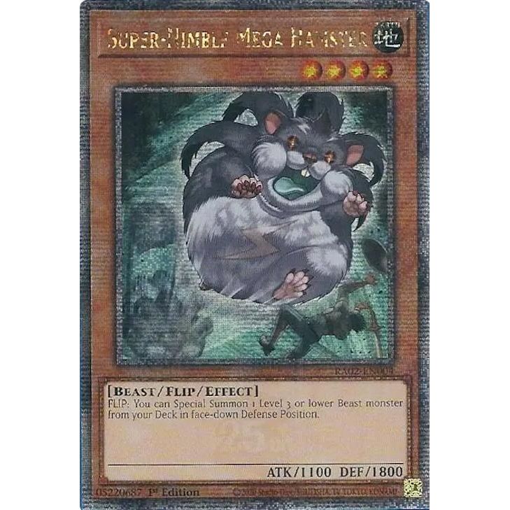 Image for Super-Nimble Mega Hamster (Quarter Century Secret Rare) (RA02-EN004) (RA02) - YuGiOh