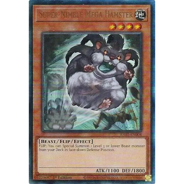 Image for Super-Nimble Mega Hamster (PUR) (RA02-EN004) (RA02) - YuGiOh