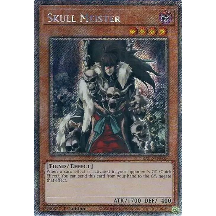 Image for Skull Meister (Platinum Secret Rare) (RA02-EN005) (RA02) - YuGiOh