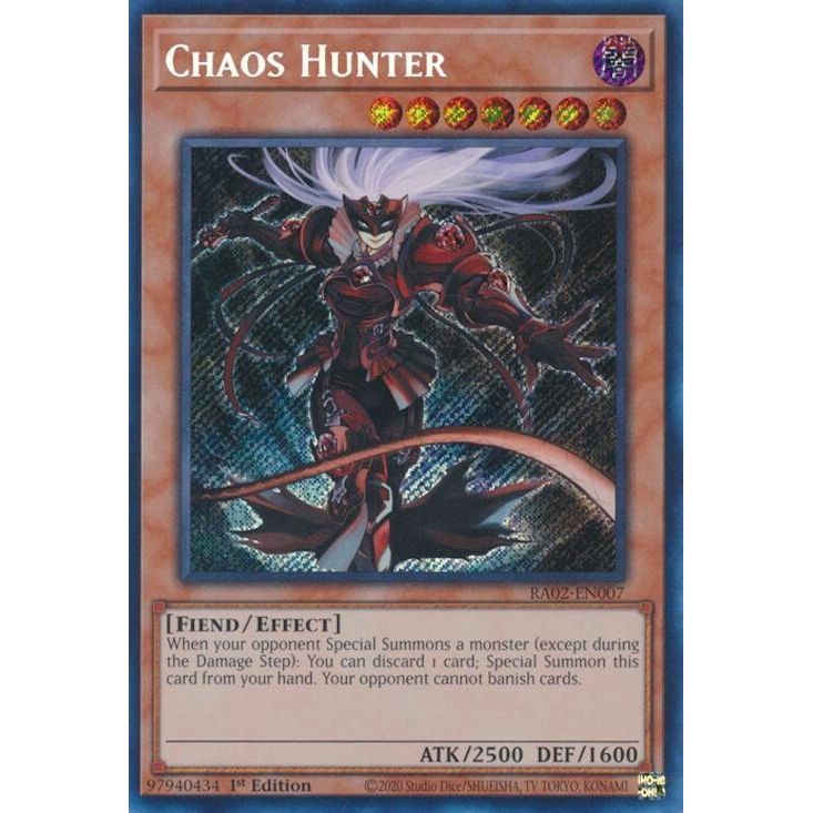 Image for Chaos Hunter (Secret Rare) (RA02-EN007) (RA02) - YuGiOh
