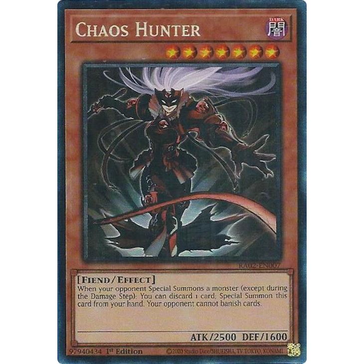 Image for Chaos Hunter (PCR) (RA02-EN007) (RA02) - YuGiOh
