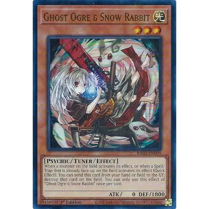 Image for Ghost Ogre & Snow Rabbit (Alternate Art) (UR) (RA02-EN009) (RA02) - YuGiOh