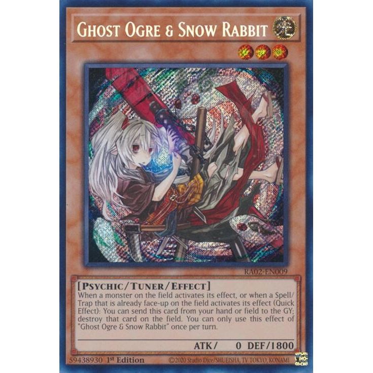 Image for Ghost Ogre & Snow Rabbit (Alternate Art) (Secret Rare) (RA02-EN009) (RA02) - YuGiOh