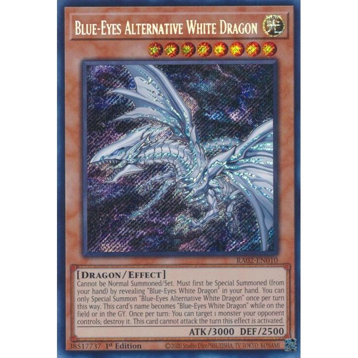 Image for Blue-Eyes Alternative White Dragon (Secret Rare) (RA02-EN010) (RA02) - YuGiOh