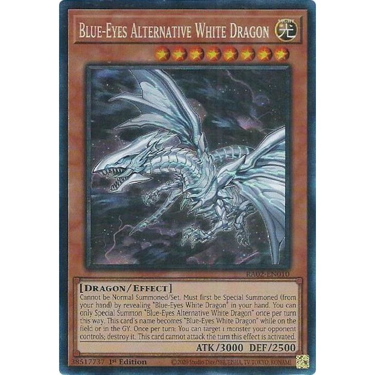 Image for Blue-Eyes Alternative White Dragon (PCR) (RA02-EN010) (RA02) - YuGiOh