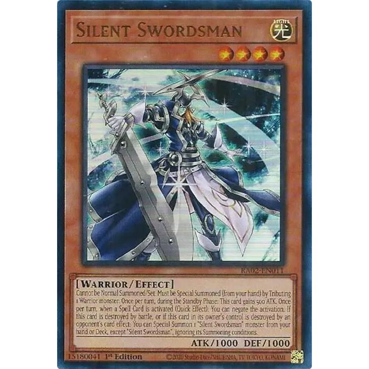 Image for Silent Swordsman (UR) (RA02-EN011) (RA02) - YuGiOh