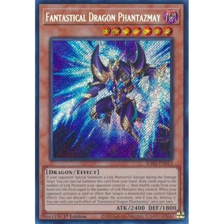 Image for Fantastical Dragon Phantazmay (Alternate Art) (Secret Rare) (RA02-EN013) (RA02) - YuGiOh