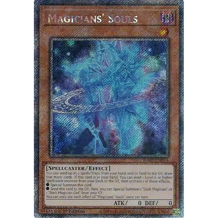 Image for Magicians' Souls (Platinum Secret Rare) (RA02-EN014) (RA02) - YuGiOh