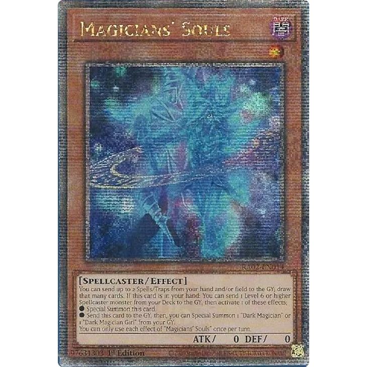 Image for Magicians' Souls (Quarter Century Secret Rare) (RA02-EN014) (RA02) - YuGiOh