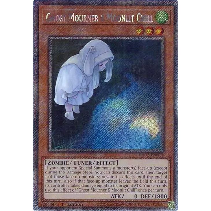 Image for Ghost Mourner & Moonlit Chill (Alternate Art) (Platinum Secret Rare) (RA02-EN015) (RA02) - YuGiOh